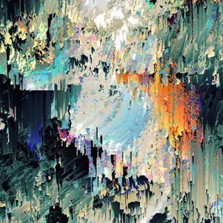 multiple colors running downward