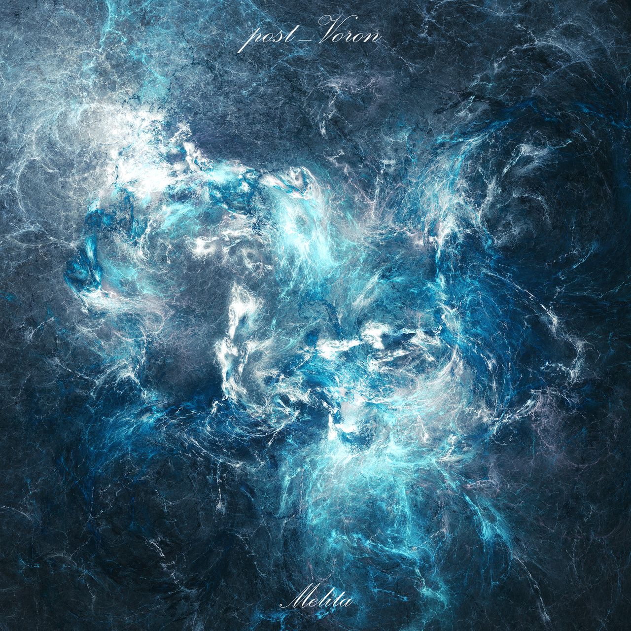 waves in the ocean, as seen from above. or perhaps a blue and white supernova? with post_Voron one can never tell