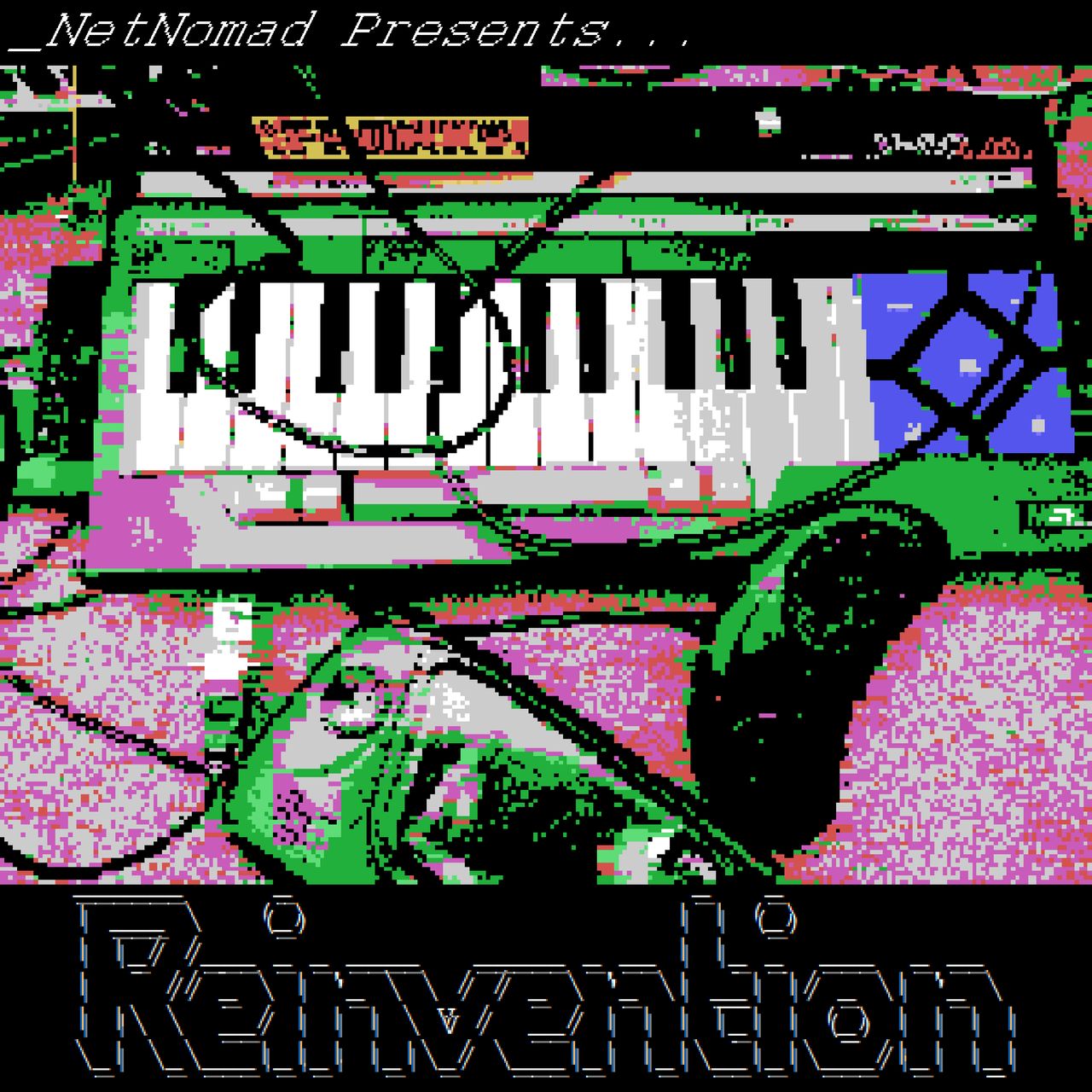 An MSX with piano keys in green and pink